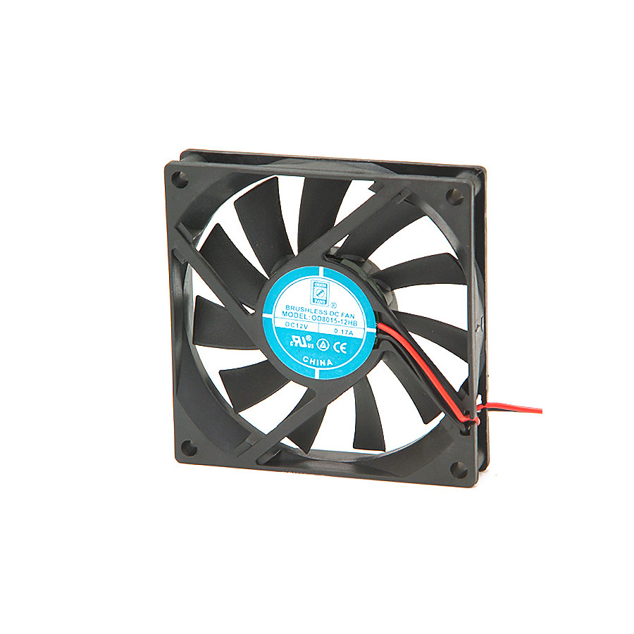 Orion Fans OD8015-12MB DC Fan, 12V, 23CFM, 80x80x15mm, OD8015 Series