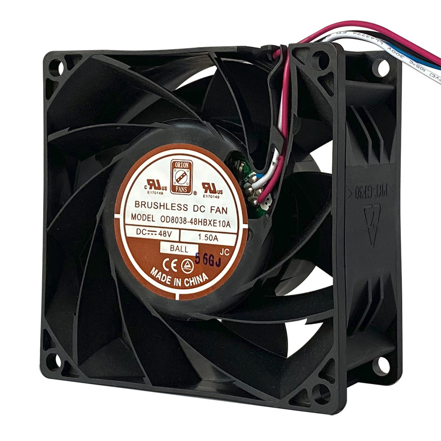 Orion Fans OD8038-48HBXE10A DC Fan, 48, 135CFM, 80x80x38mm, OD8038-XE Series