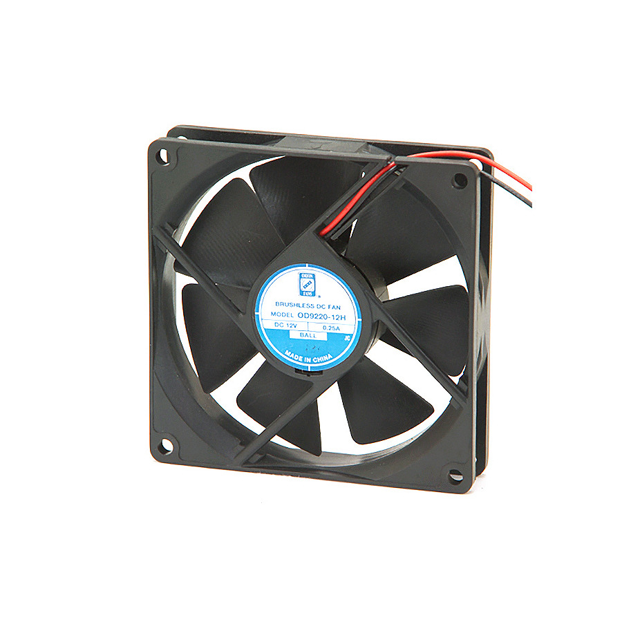 Orion Fans OD9220-12HB DC Fan, 12V, 32CFM, 92x92x20mm, OD9220 Series