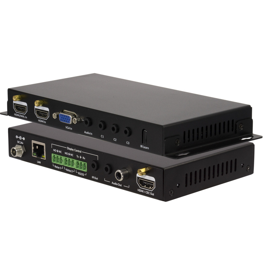 TechLogix Networx TL-SM3C-HDV Share-Me Under-Table Switcher & Receiver With 2 HDMI & 1 VGA Inputs