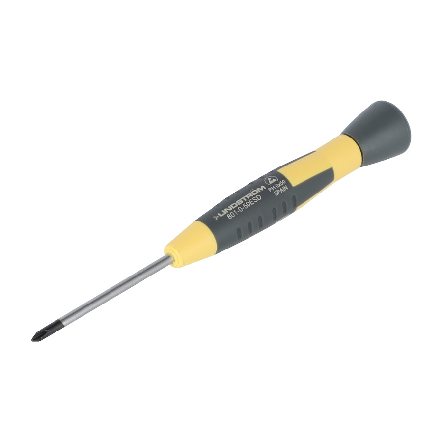 TestEquity: Lindstrom 801-0-50ESD Screwdriver, Phillips, PH0, ESD