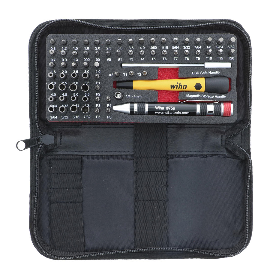 TestEquity: Wiha 75971 Ratchet and MicroBit Set, 68 Pieces, System TestEquity: Wiha 75971 Ratchet and MicroBit Set, 68 Pieces, System