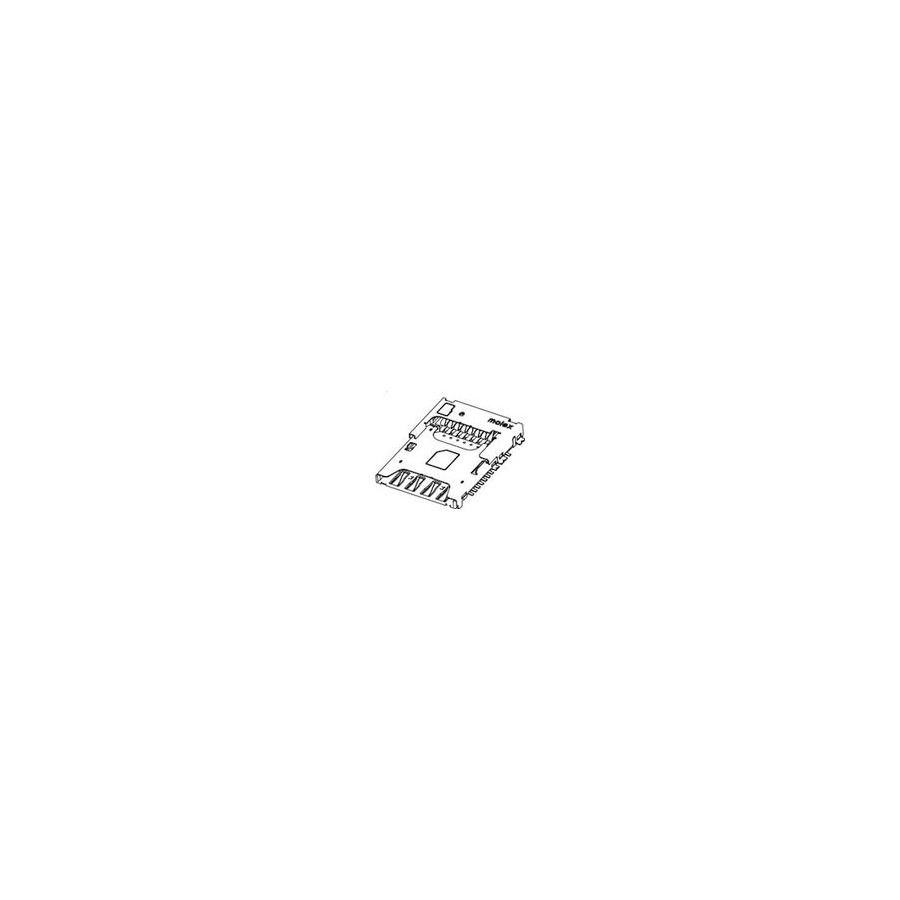 Molex 104168-1620 Memory Card Connectors 2.28Hpp Micsd/Micsim 8P/8P W/Detect Swtch