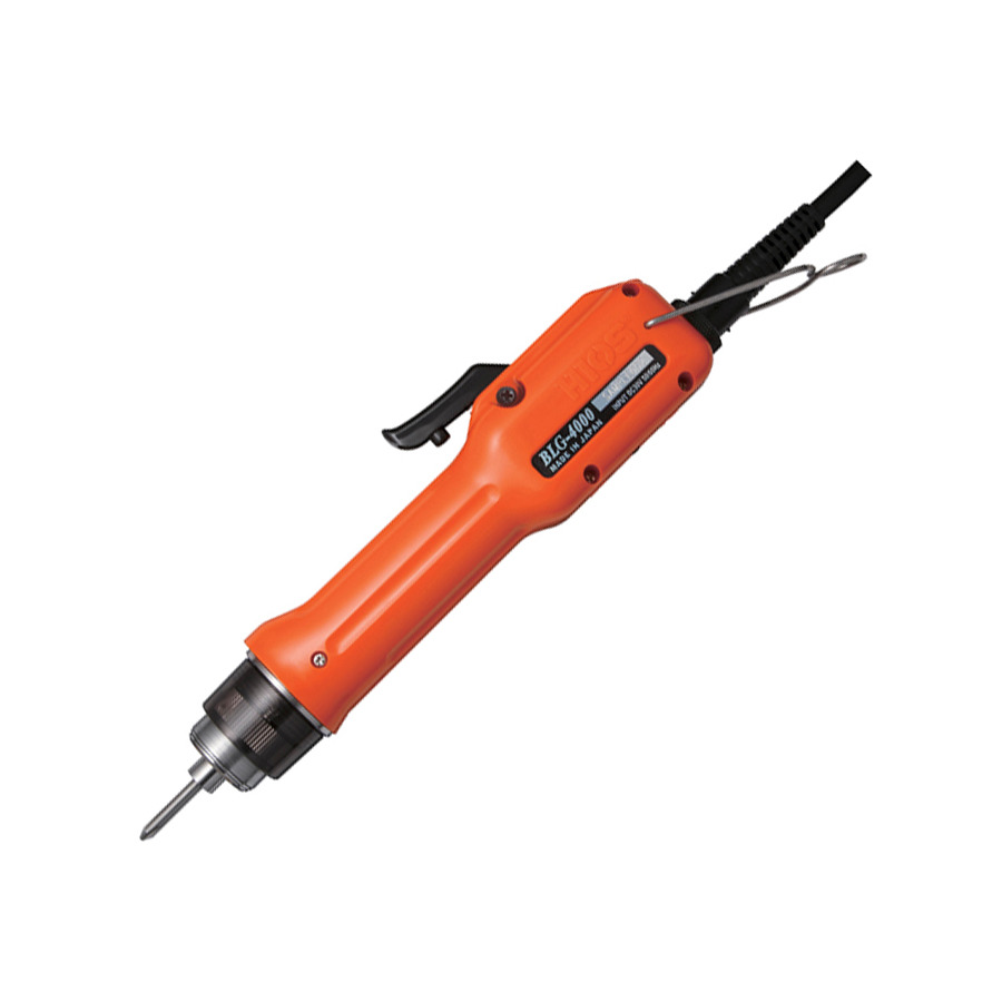 ASG-Jergens 65560 Electric Screwdriver, 1/4" Hex Drive, 690-1000 RPM, Brushless, Lever Start, 8.1", DC, BLG-4000X Series