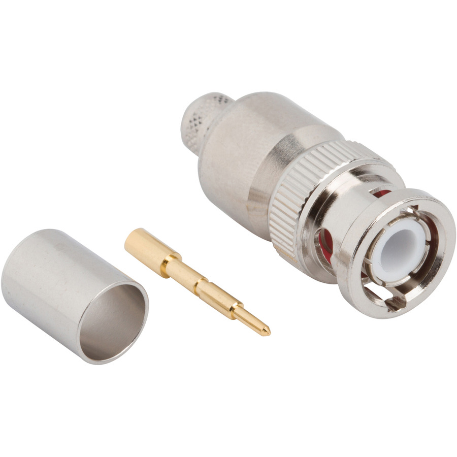 Amphenol RF 112700 RF BNC Connector, Straight, Crimp, Plug, Optimized ...