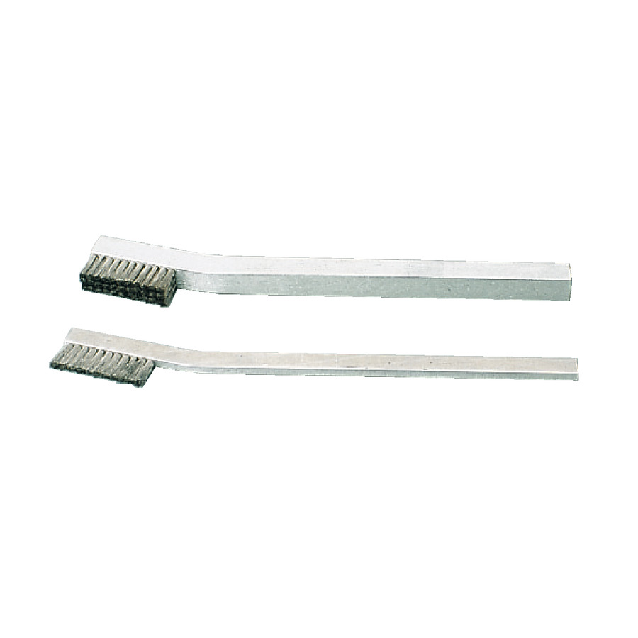 Gordon Brush 11SSAG-12 Scratch Brush, Toothbrush, Conductive, Stainless Steel/Aluminum, Trim: 7/16", ESD