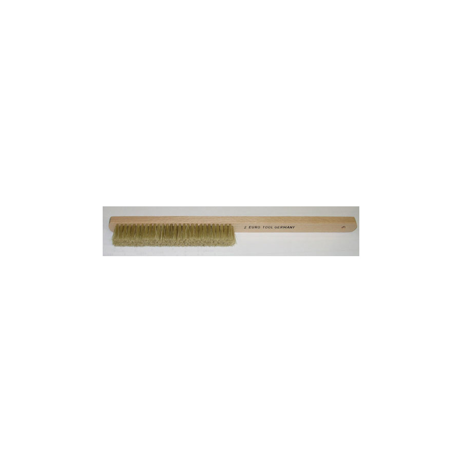 Euro Tool BRS-359.02 Bench Brush, Toothbrush, Medium/Wood, 4 Row, 10"