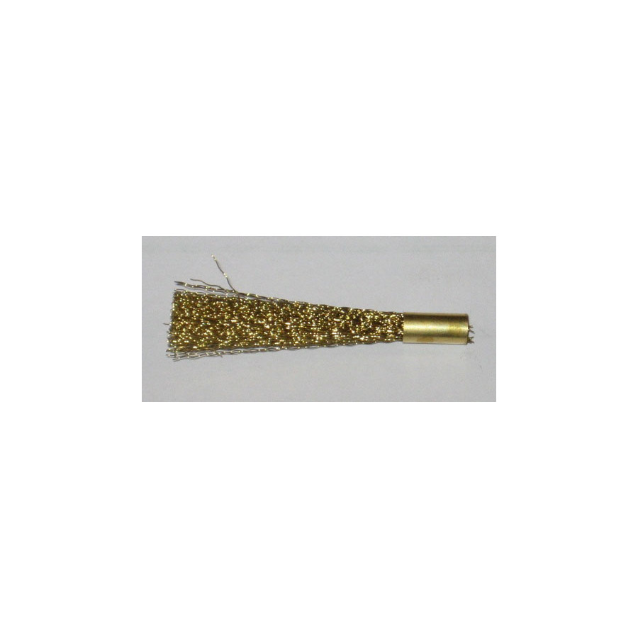 Euro Tool BRS-295.01 Scratch Brush Refills, Brass, 1-1/4", Fits BRS-295.00, 24/Bx.