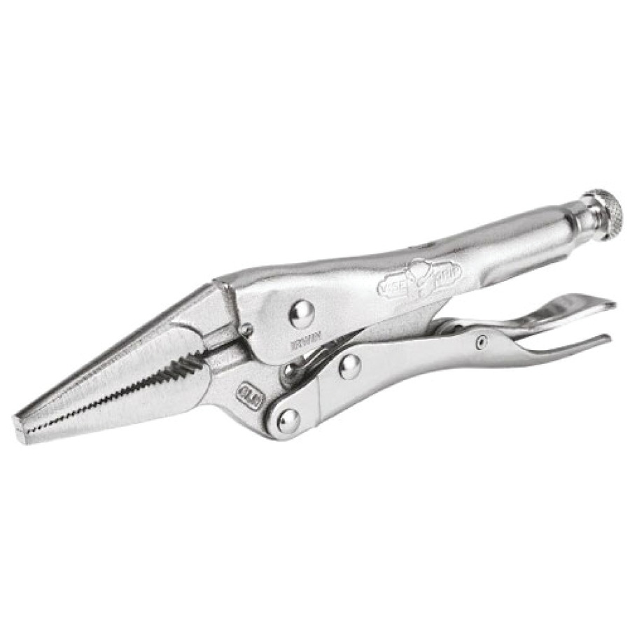 Irwin 1402L3 Locking Pliers, Curved Jaw, with Cutter, Alloy