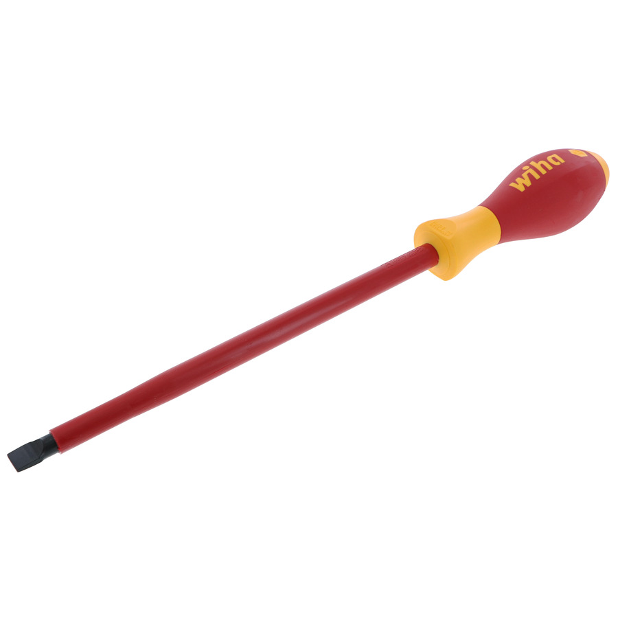 Wiha 32045 Screwdriver, Slotted, 1000V Insulated, 10.0mm Drive, 200mm ...