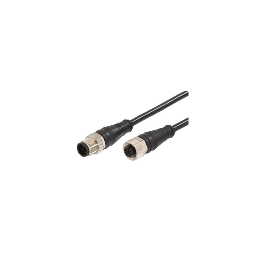 Molex 1200698658 Sensor Cables/Actuator Cables Micro-Change (M12) Double-Ended Cordset With KnurLED Hexnut