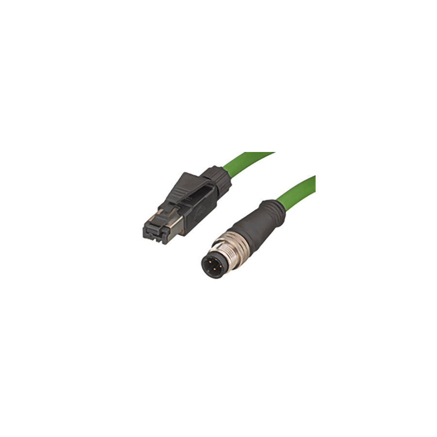 Molex 1201080256 Ethernet Cables / Networking Cables Cse M12 Eth 4P Dc Ma Str Rj45 Str Pur 1M