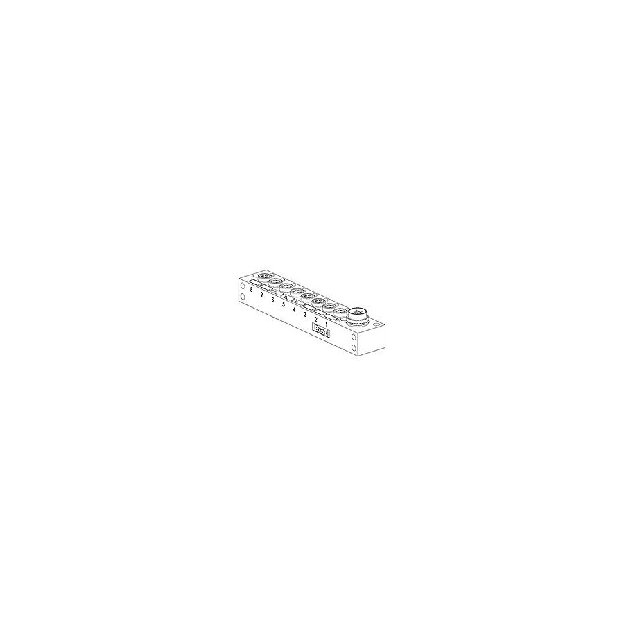 Molex 1202470063 Circular Metric Connectors Mpis M8 Pnp 3P 8Pt M16 Bk Single