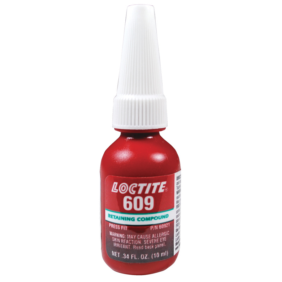 Loctite 135511 General Purpose Retaining Compound 609, .34 oz. (10 ml) Bottle JensenTools