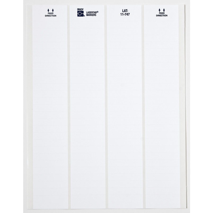 Brady LAT-11-747-5 LASERTAB LABEL PKG/5000 BRADY (LAT-11-747-5)