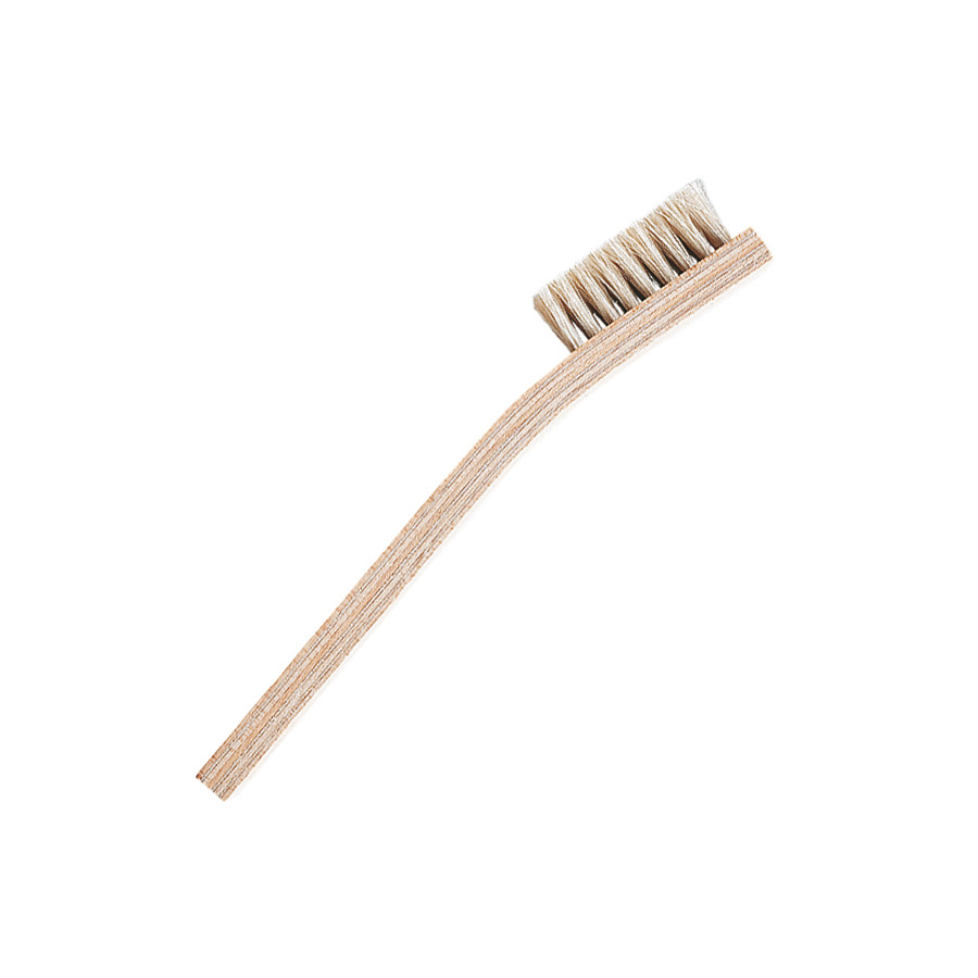 Gordon Brush 36HH Scratch Brush, Toothbrush, Anti-Static, Horse Hair/Wood, 3/4", ESD