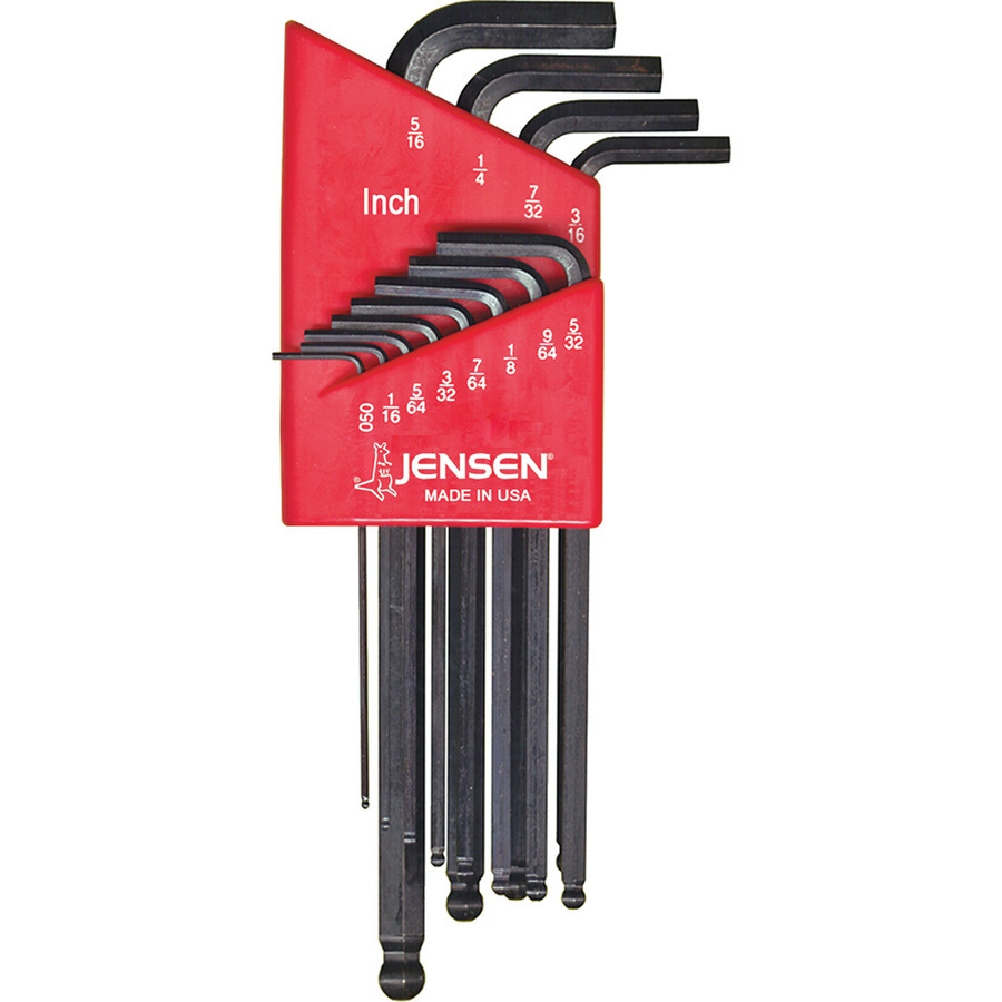 TestEquity: Techni-Pro 13211JENSEN 11 Key L-Ball End Hex Key Set