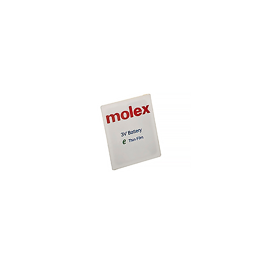 Molex 13299-0001 Electronic Battery Thin-Film Batt 3.0V Plus Flex Disposable