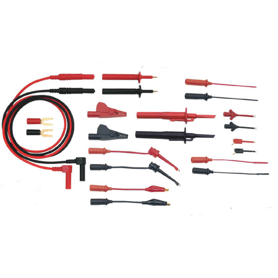 Probe Master 9104R Electronic Deluxe Kit Test Lead Kit with Rt. Angle Banana Plug JensenTools