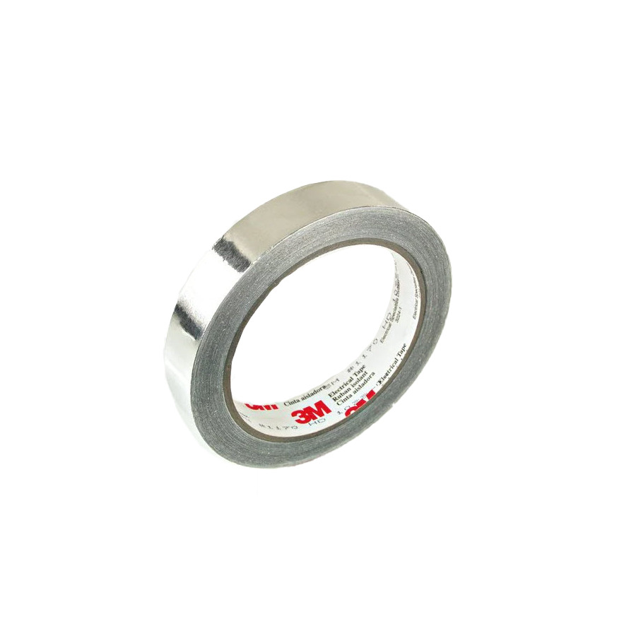 3M 1170-1/2 Tape, Conductive Acrylic 3.2mm Aluminum Foil, On Liner 1/2" x 1