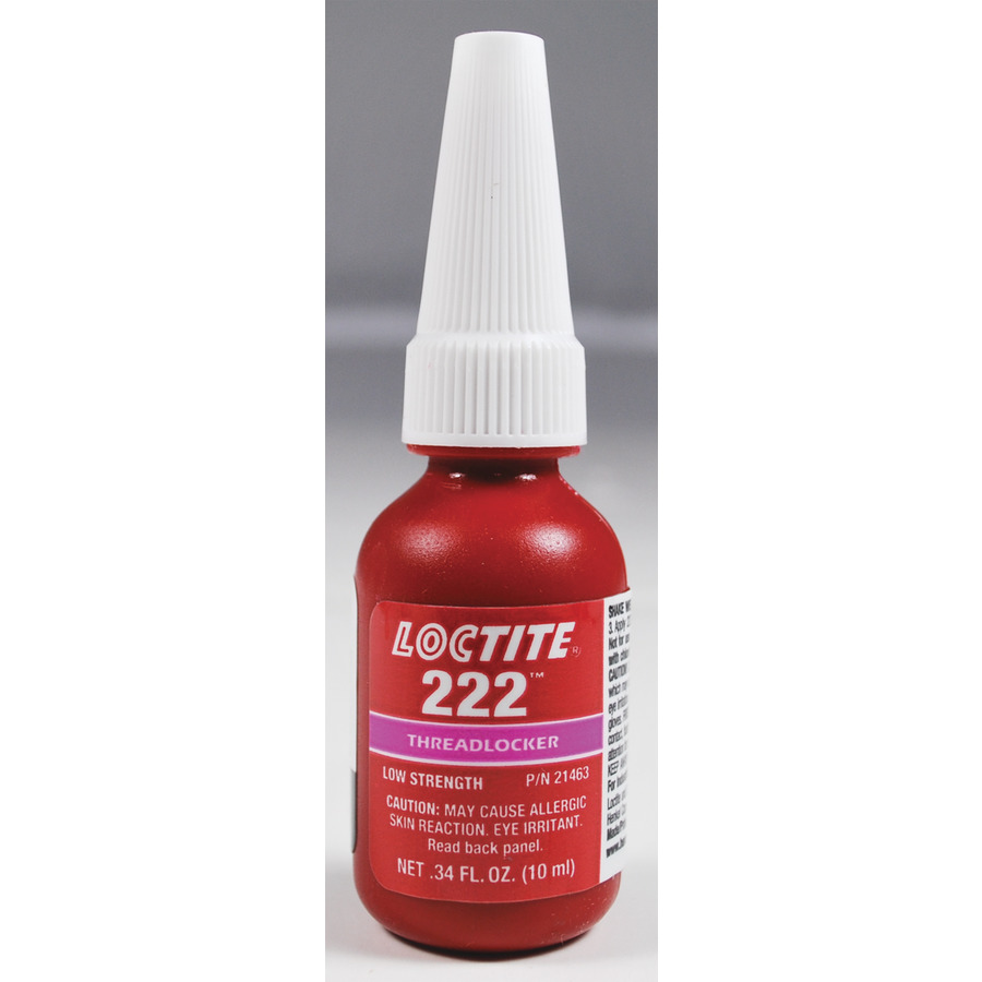 Loctite 231125 Low Strength Threadlocker, Purple, 10 ml Bottle
