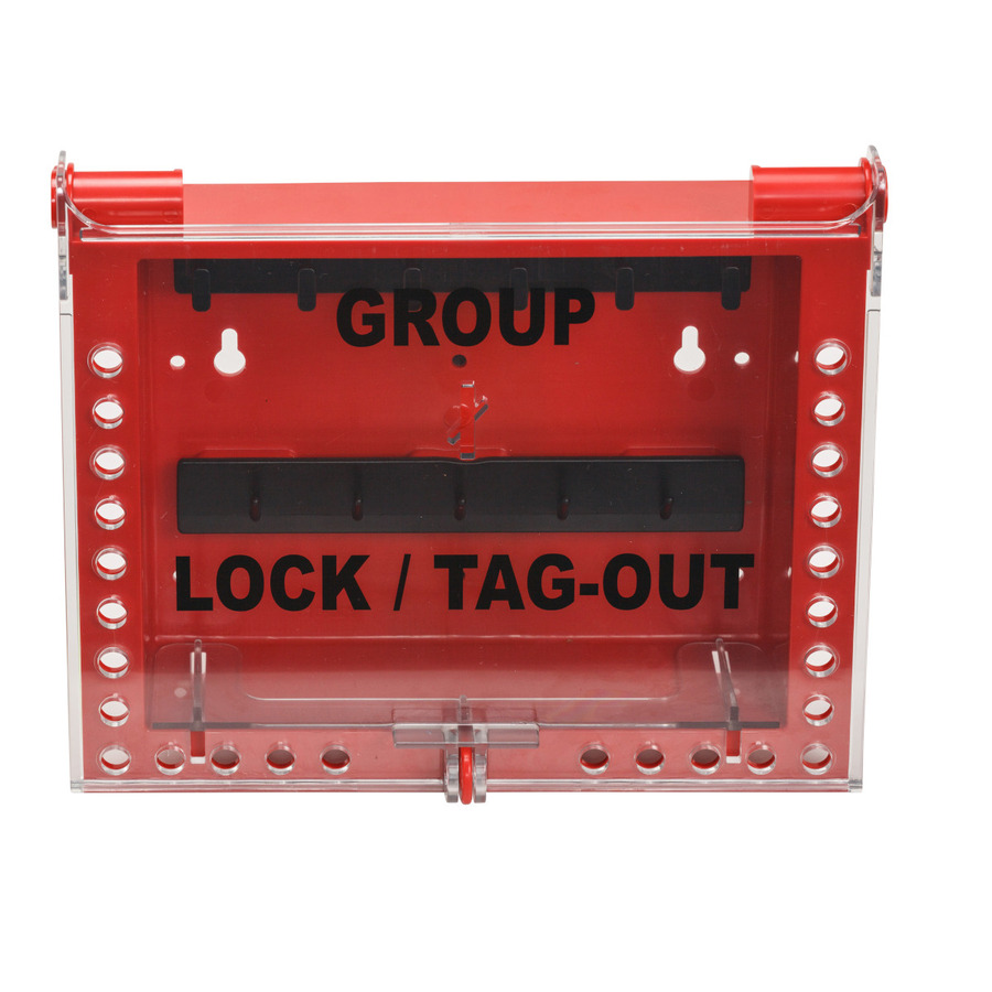 TestEquity: Brady 152189 26 Group Lock Box, Red, 11