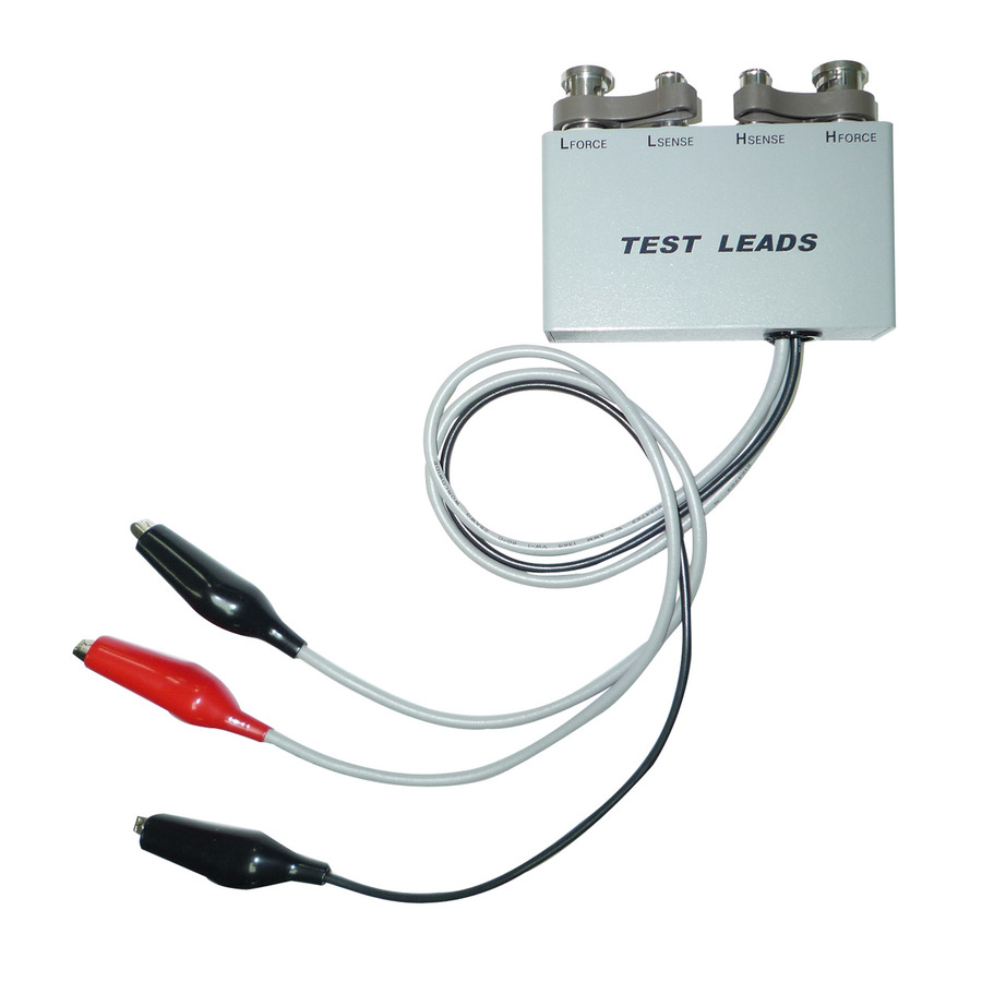 Instek LCR-07 Test Leads, 2 Wire Non-Kelvin Alligator Clips, 750 mm, LCR-8200 Series, LCR-8000G Series, LCR-6000 Series.