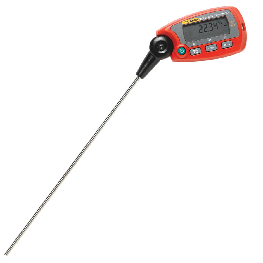 Fluke 1552A-12 Stik Thermometer and Temperature Calibrator, FIXED PRT, -80 to 300deg C, 1/4 x 12