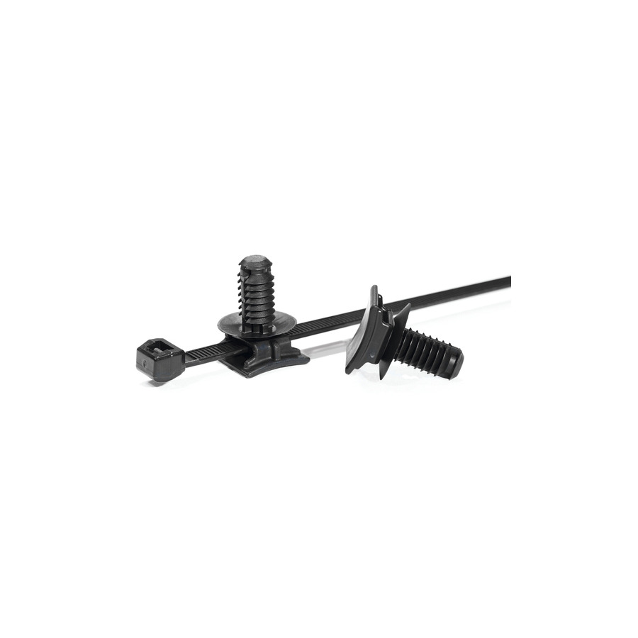 HellermannTyton 156-01561 2-Pc Cable Tie/Fir Tree Mount, 15