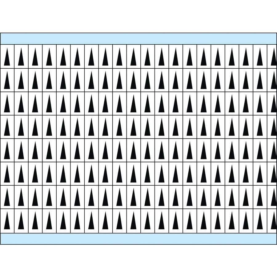 Brady BIA-WT Board Inspection Arrows White, .125" x .190", 576/Card