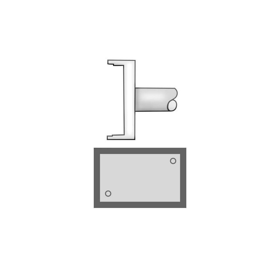 Metcal SMTC-016 .5" Surface Mount Rework Quad Cartridge Tip