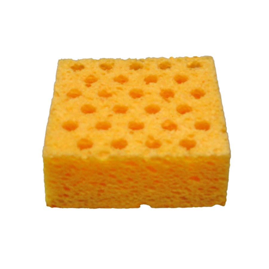 SIR Sponges S35MH-P1 Soldering Sponge, 2.6" x 2.6" x 1", Multi-hole