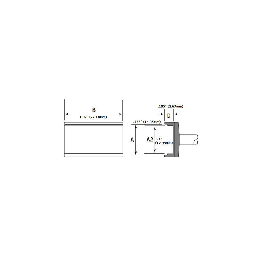 Metcal SMTC-183 .565" Tunnel Cartridge Tip for MX-500