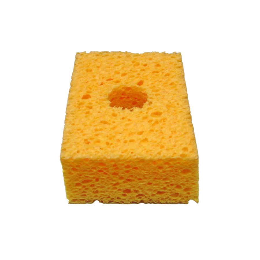 SIR Sponges S10-P10 Soldering Sponge, 2.25" x 3.5" x 1", Center hole, Pkg 1