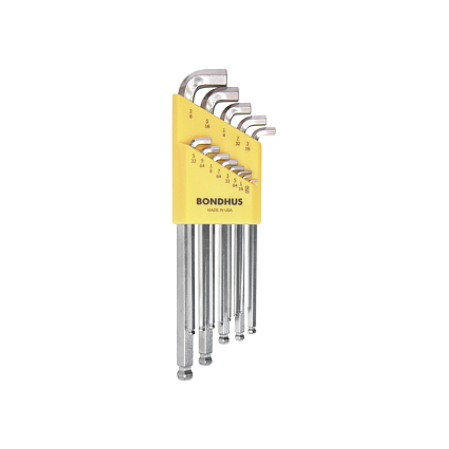 TestEquity: Bondhus 16737 L-Wrench Set, Stubby Ball End, 13pc