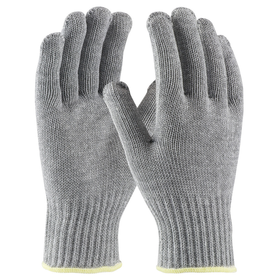 Kut Gard 17-DA700/L Gloves, Cut Resistant, Seamless Knit ACP, Dyneema Blended, Polyester Lining, 7 Gauge, Gray, L