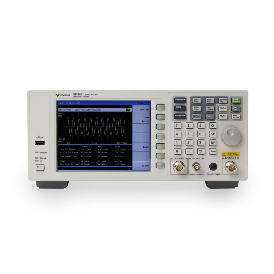 Keysight N9320B/TG3 Spectrum Analyzer