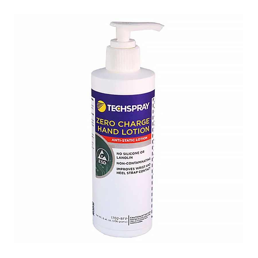 TestEquity: Techspray 1702-8FP ZERO CHARGE Anti-Static Hand Lotion