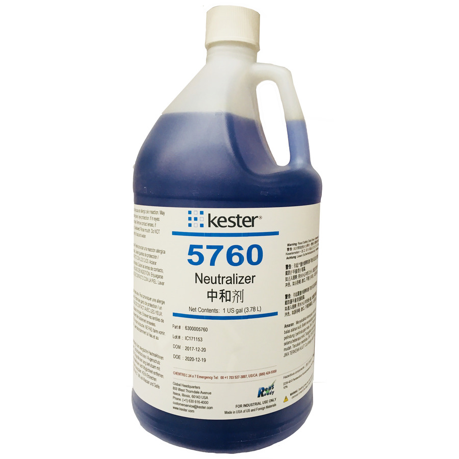 TestEquity: Kester 63-0000-5760 Neutralizer, for Removing Residues