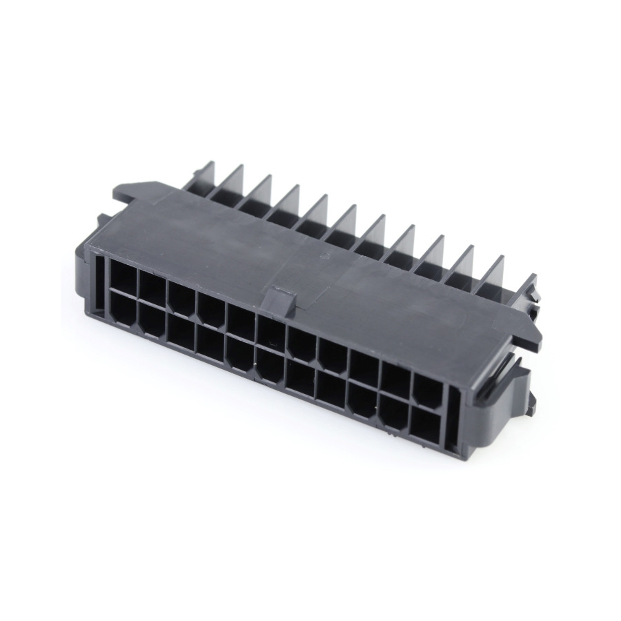 Molex 172767-0122 Power To The Board Minifit Tpa2 22 Circuit, Dual Row, Plg Hsg Panel Mount 94V-2 Gw