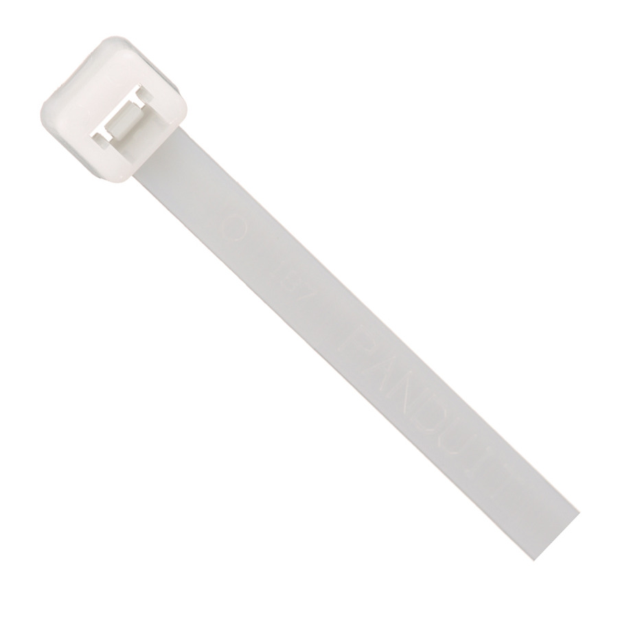 Panduit PLT4S-C0 Locking Cable Tie, Weather Resistant, Nylon 6.6 ...