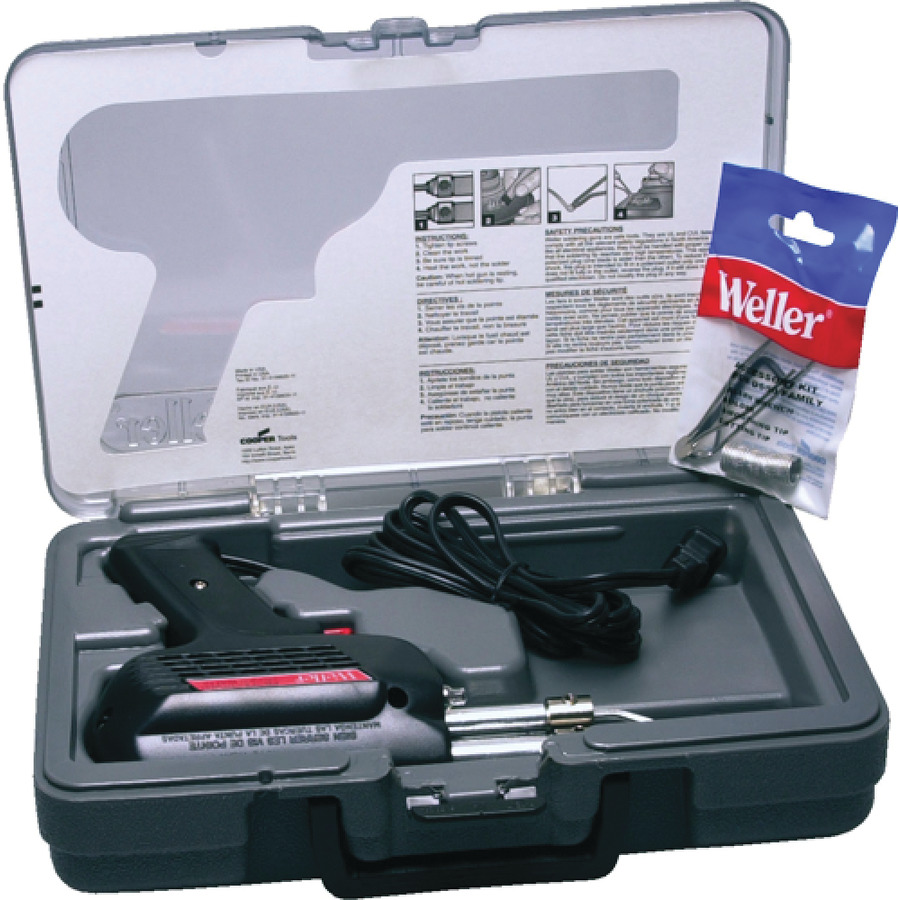 Weller D550PK Professional Soldering Gun Kit 260/200W 115VAC TechniTool