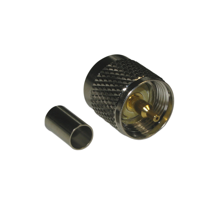 TestEquity: Amphenol RF 182115 RF Connector, UHF Straight, Crimp