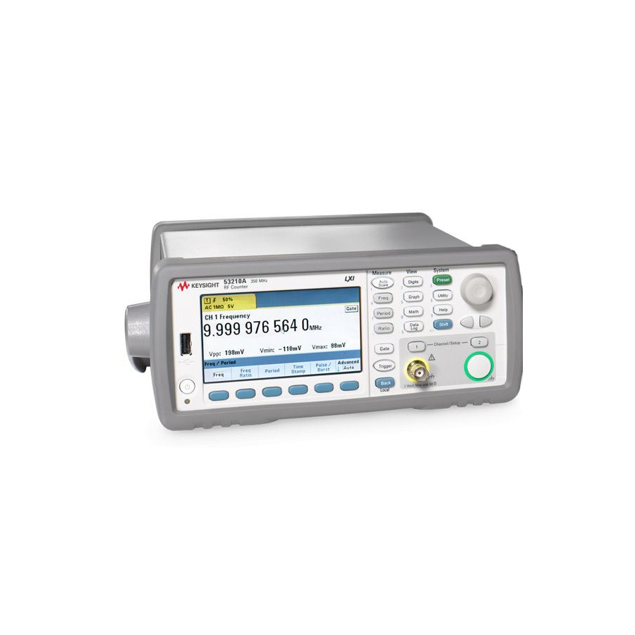 Keysight 53210A/010/106 RF Frequency Counter, 2 Chan, 350MHz, 6GHz, 10 Digit/s, OCXO, 53200 Series