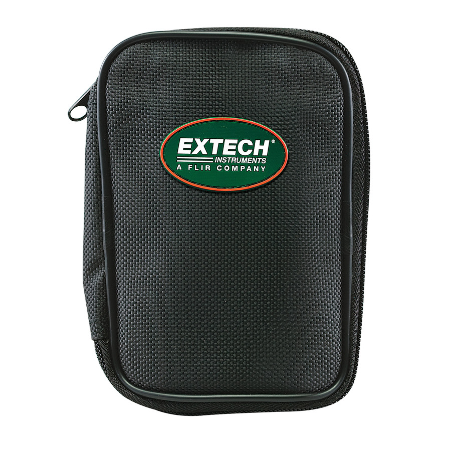 Extech 409992 Small Carrying Case, 6"x4"x1.5", Soft Vinyl, for Extech Meters, Protects from Dirt