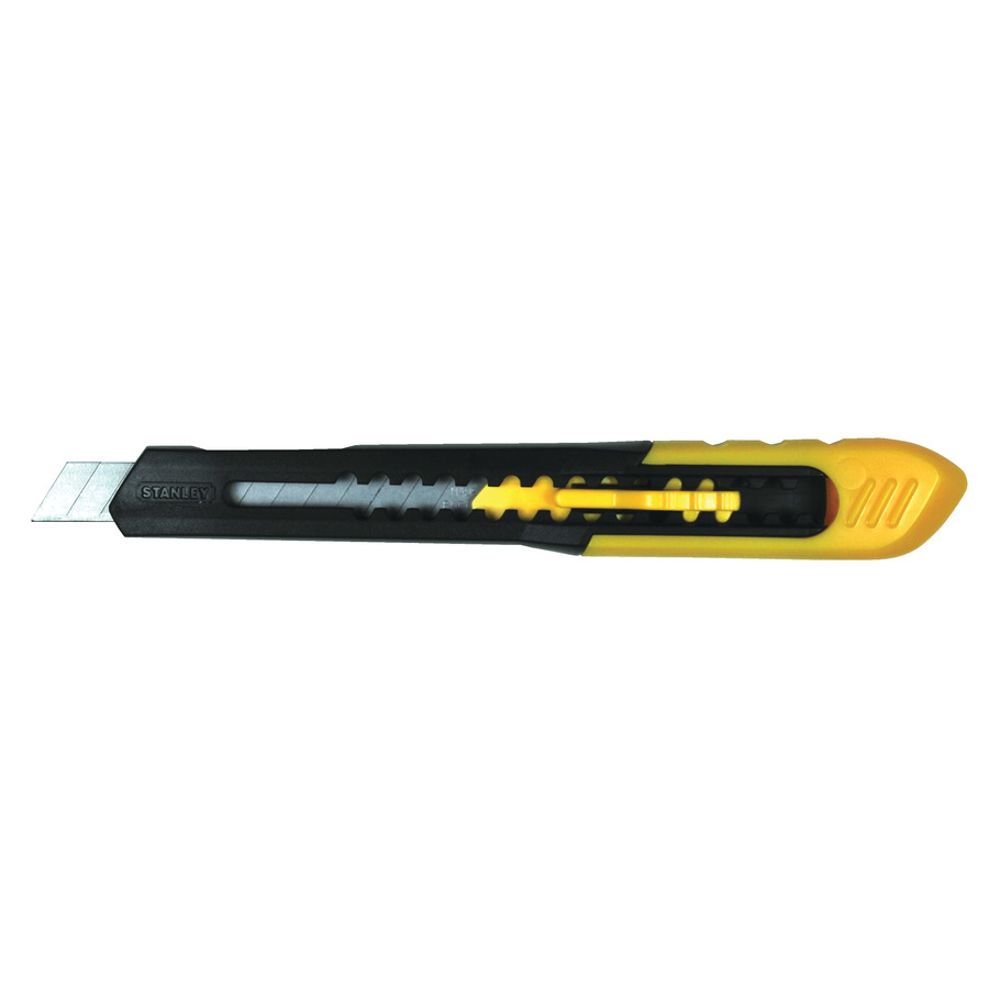 Stanley QuickPoint Snap-Off Knife - 18mm Standard Utility Knife With Retractable Blade