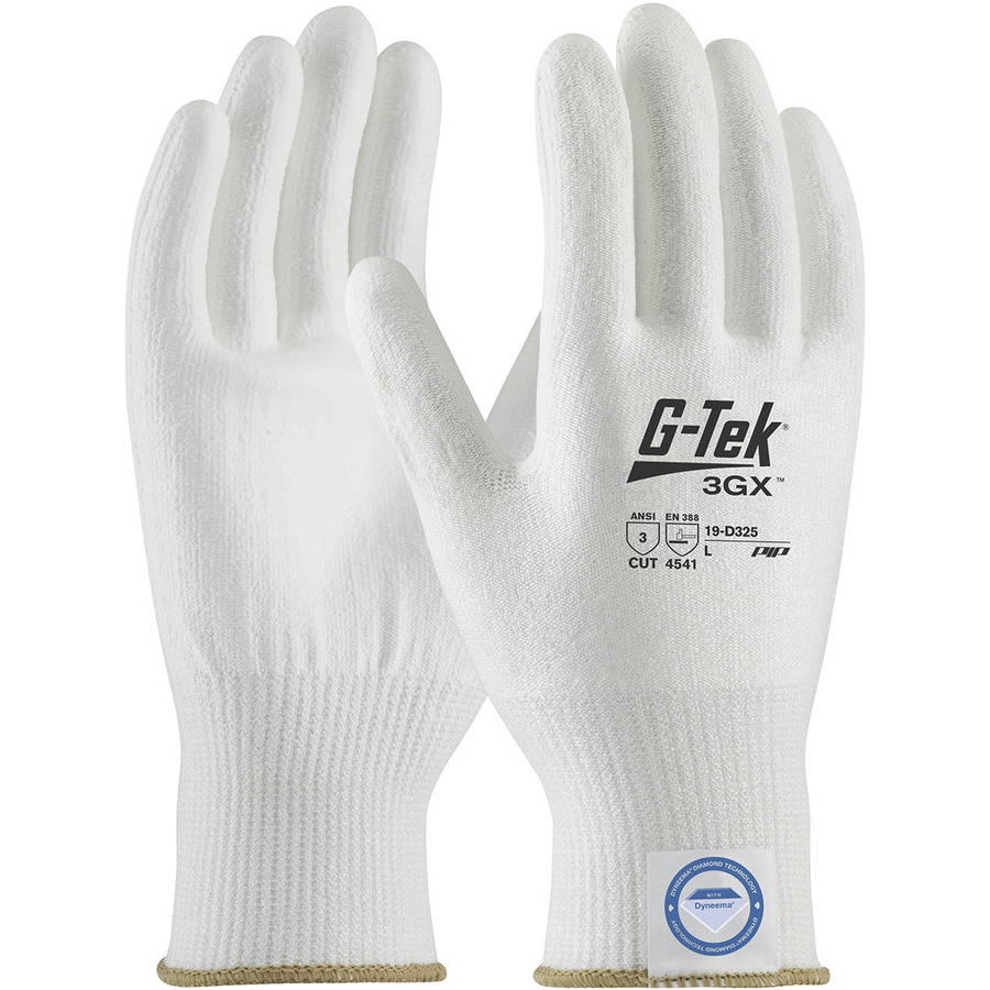 TestEquity: G-Tek 19-D325/XXL Gloves, Polyurethane, Flat Grip