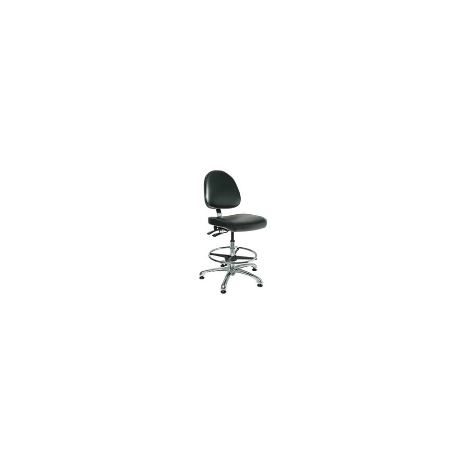 Bevco 9351MC4 Class 10,000 Cleanroom Chair with Seat & Back Tilt, 19" - 26-1/2"