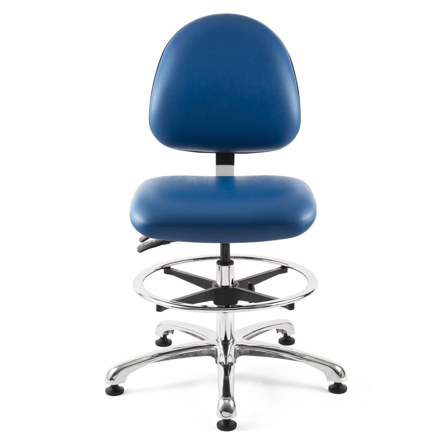 Bevco 9351ME4 Class 10,000 ESD-Safe Cleanroom Chair with Seat & Back Tilt, 19" - 26-1/2"