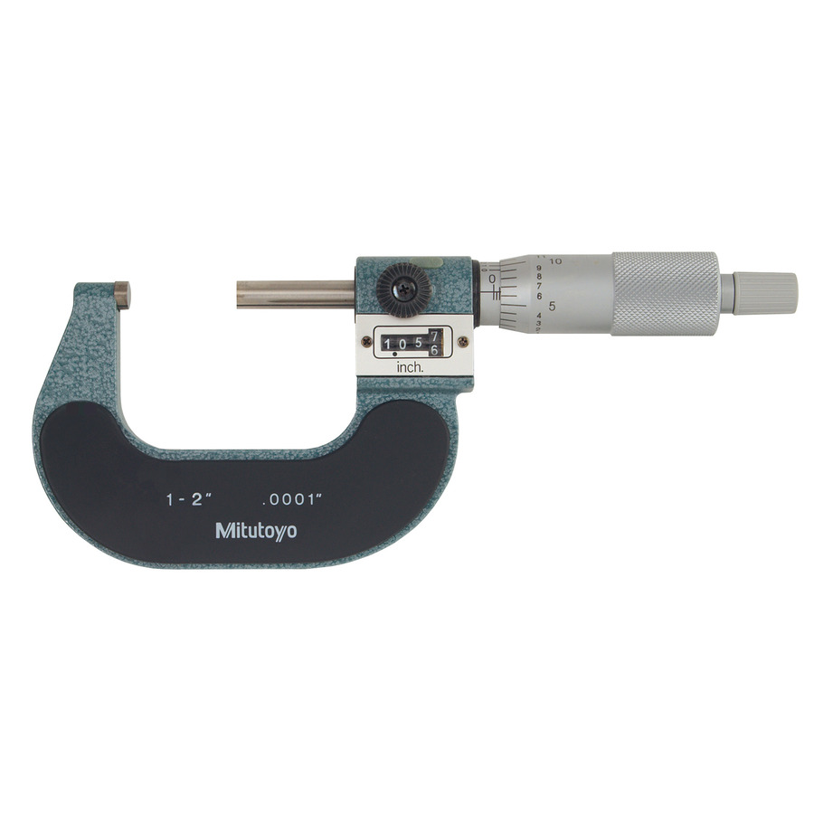 TestEquity: Mitutoyo 193-212 Micrometer, Digit, Outside Type, 1-2